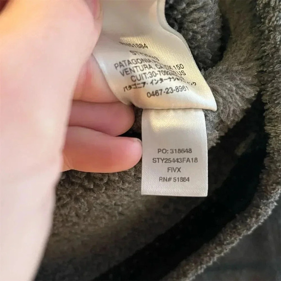 Patagonia Women's Snap-T Fleece Pullover Jacket XS Gray Mint Green - Picture 7 of 8